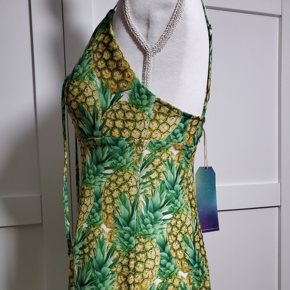 NWT! Show Me Your MuMu pineapple dress - Picture 9 of 10